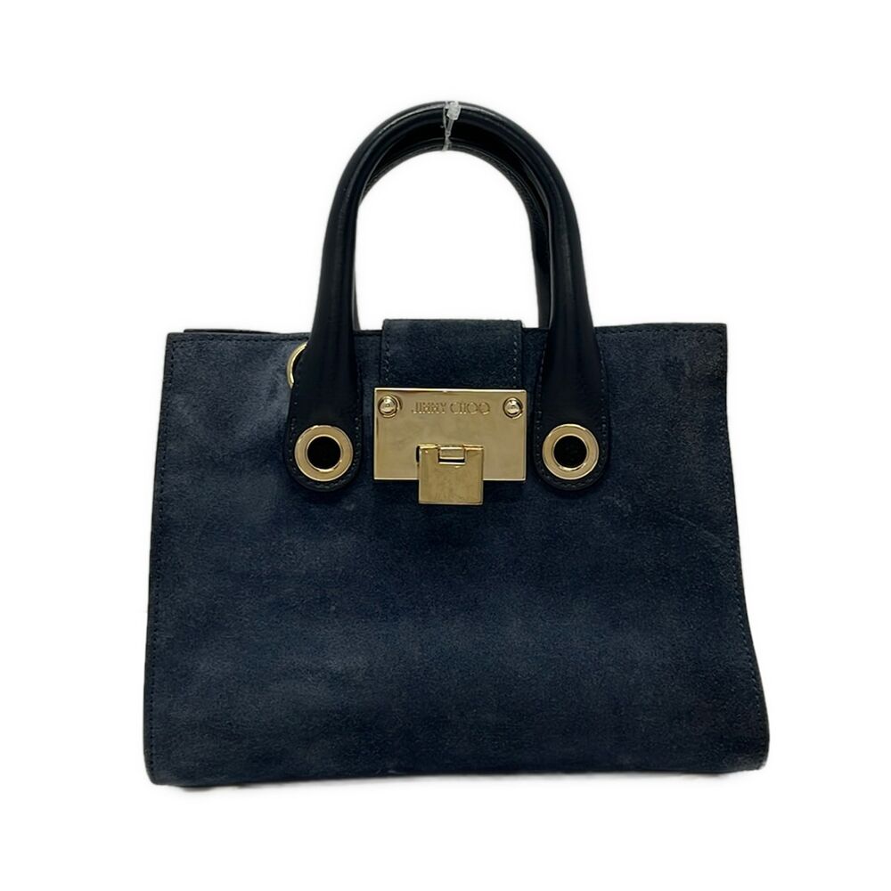 Jimmy Choo Riley Handbag Suede Leather